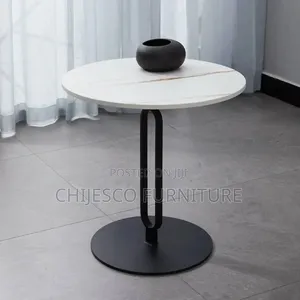 Round Marble Side Stool Table