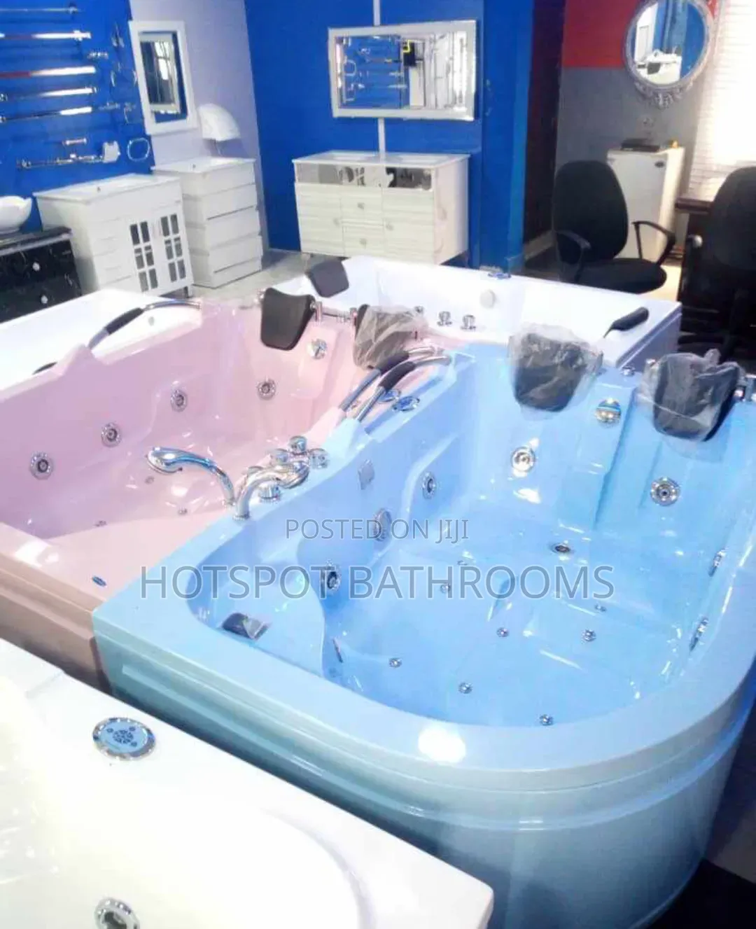 Coloured Double Jacuzzi