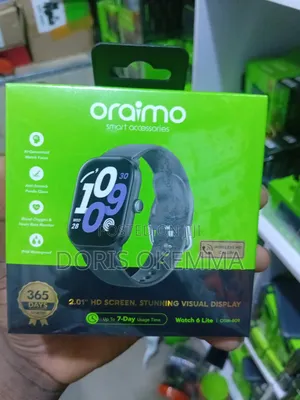 Oraimo Watch 6 Lite (Osw-809) 2.01" Hd Screen - Wireless Hd Calling