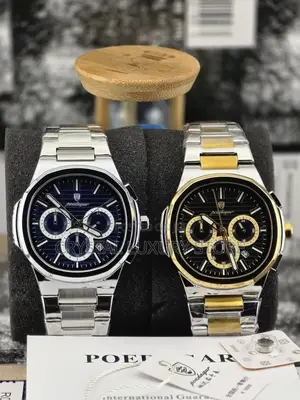 Poedagar Quality Luxury Men Chain Strap Wristwatch