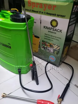2 in 1 Rechargeable (Hand/Battery Powered) Knapsack Sprayer