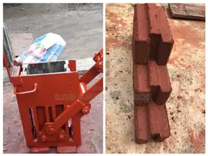 6 Inches Hydraform Interlocking Machine Manual Brick