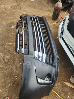 Front Bumper Highlander 2018 With Led Foglamp Chrome