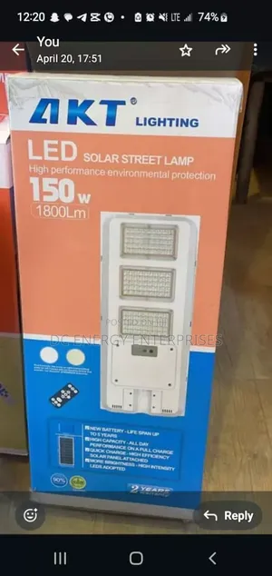 150w Akt Solar Light.