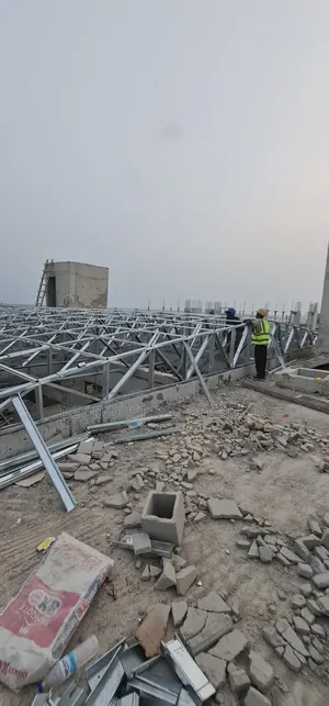 Galvanized Roof Trusses Fabricator / LGS
