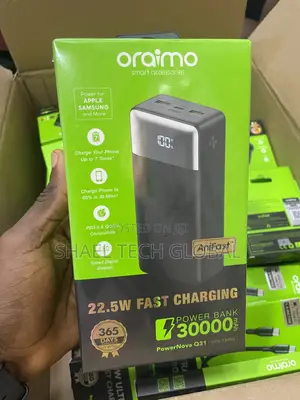 Oraimo 30000mah Powerbank Display