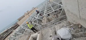 Galvanized Steel Roof Trusses Fabricator / LGS