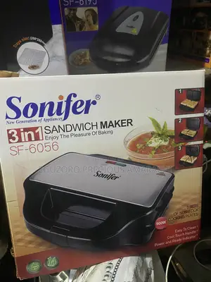 3in1 Sonifer 2 Face Sandwich Maker-900w