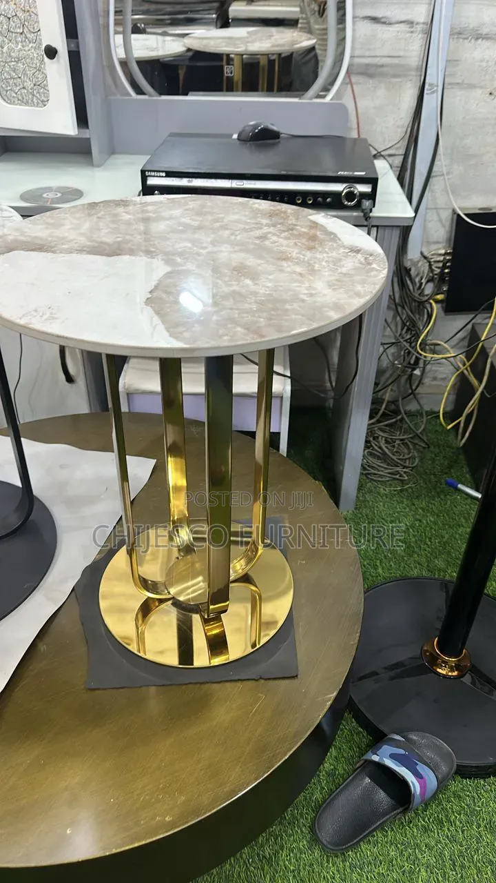 Quality Round Marble Side Stool
