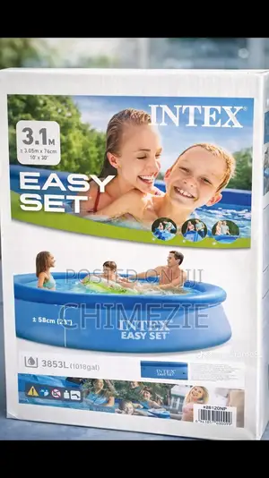 Intex Easy Set Inflatable Pool 10 Feet by 30 Inches With Water Machine