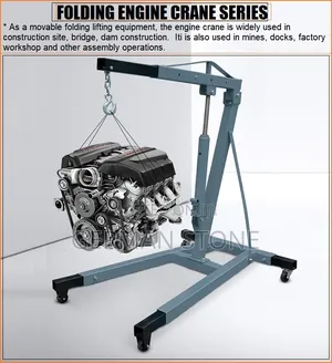 Heavy Duty Engine Crane 1/2-3 Tons Fixed Hydraulic