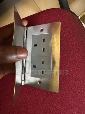 Floor Stainless Double Socket