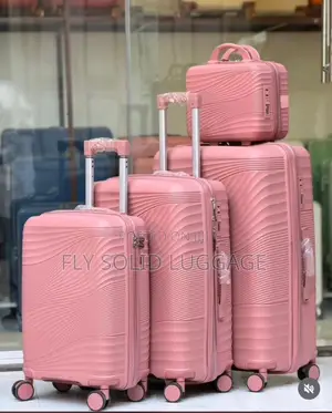 High Quality Solid Rubber Luggage Traveling Box Set of 4