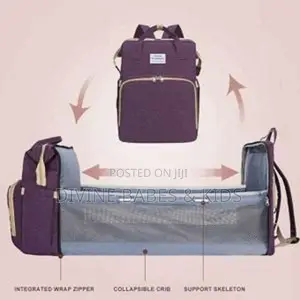 Multipurpose Foldable Baby Bag and Baby Cot Bed