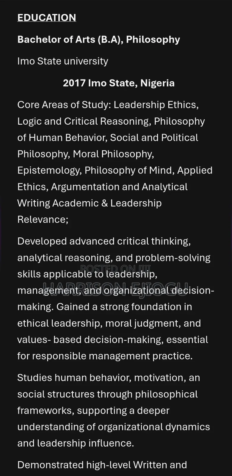 Curriculum Vitae