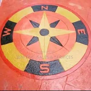 Orange ,Yellow, Black Stamping, Water Proof, Polished