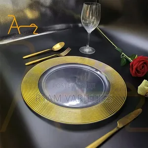 Acrylic Rim Charger Plate