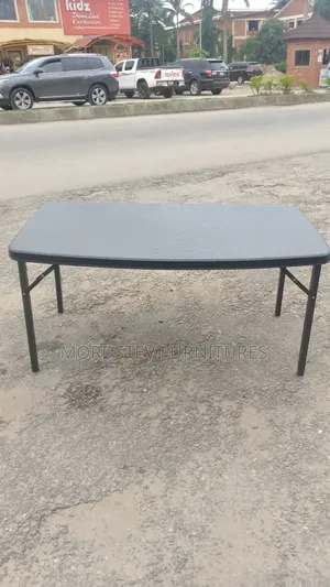 Foreign Folding Rattan Draft Table 5ft