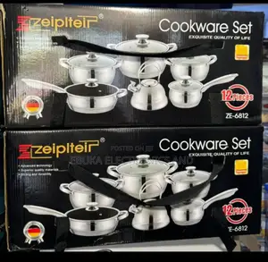 12 Pieces Zelpltel Cookware Set Pot Stainless Pot Is Available