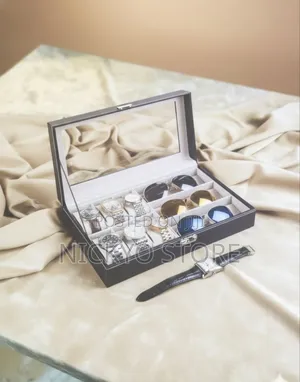 Luxury Watch Sunglasses Organizer Box (Multi-compartment Storage Case)