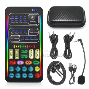 I9 Voice Changer Handheld Microphone Voice Changer With Soundcard