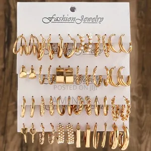 Non Tarnish Stainless Steel Earring Set of 6