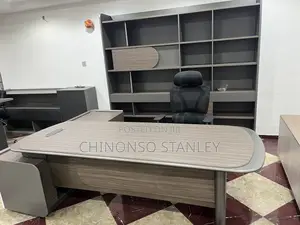 Big Executive Office Table 2.4m Bk
