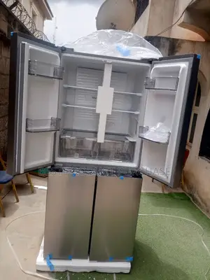 Family Sized Hisense 4-Door Side-by-Side Fridge