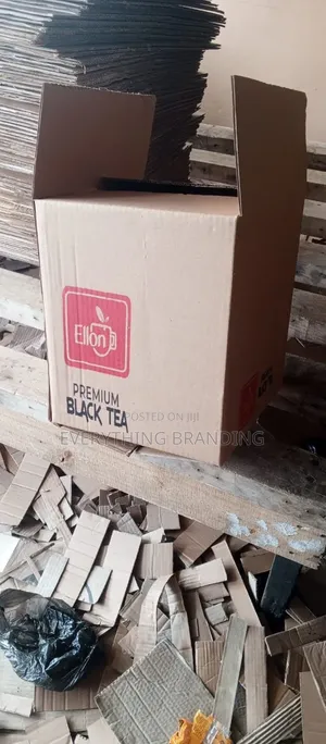 Heavy Duty 5ply Printed Carton Box 12×12×18in 2 Colour