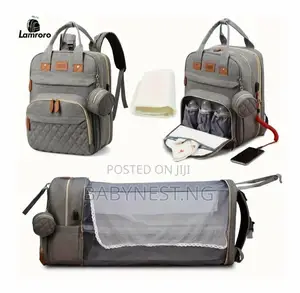 Diapers Bed and Bag
