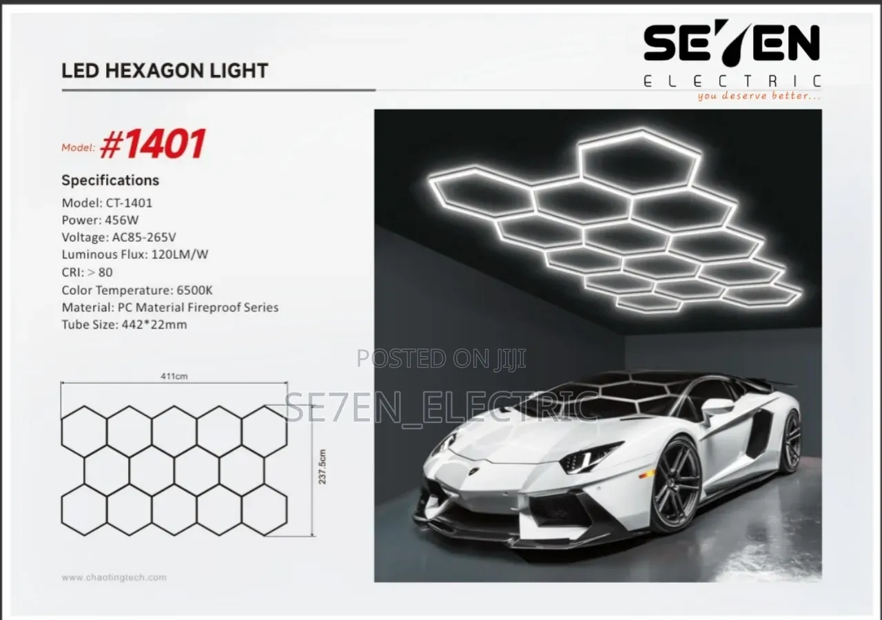 14hexagon Led Linear Set Lighting