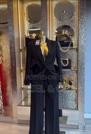 Executive Pinstripe Suit
