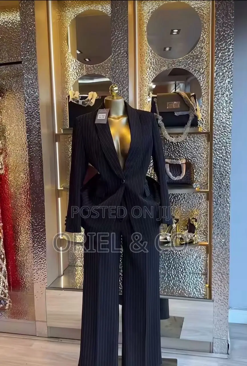 Executive Pinstripe Suit
