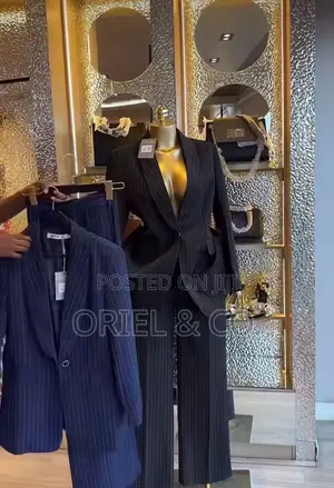 Executive Pinstripe Suit