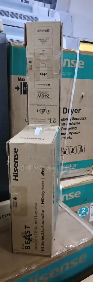 Hisense Hs2100fm 240w Soundbar – Brand New Package