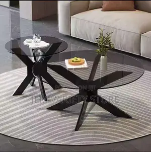 Glass Twin Table Center Table