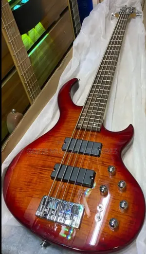 24frets Strinberg 5-Strings Bass Guitar Active Red Colour With Quality