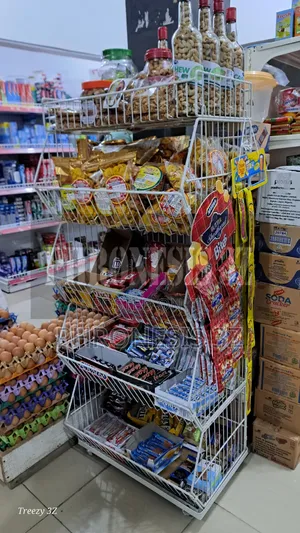 5 Tier Supermarket Wire Snack Rack / Chips Stand
