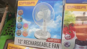 Qasa Rechargeable 12 Inches Table Fan