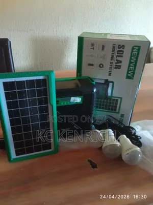 Solar Radio And 3 Bulbs Rechargeable