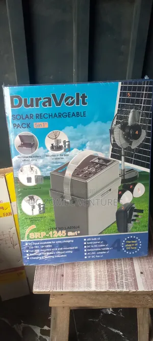 Solar Rechargeable Pack Duravolt