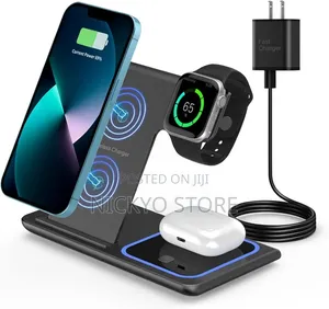 3-in-1 Fast Wireless Charging Station