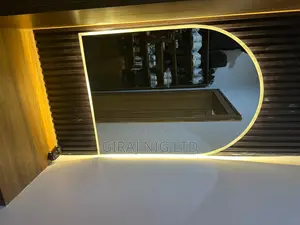 Arched Shaped Mirror With Led Light