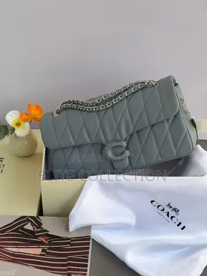 Luxury Tabby Coach Quilted Leather Bag Color: Coffee, Black Blue