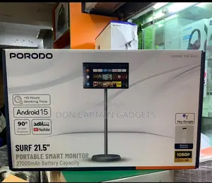Porodo Surf 21.5” Smart Monitor 27000mah Android 15