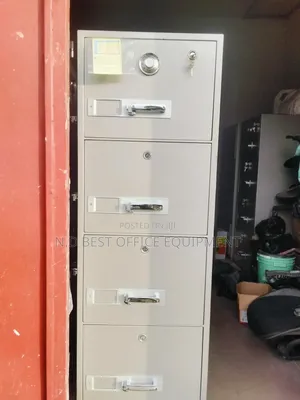 Four Drawing Fireproof Safe Cabinet