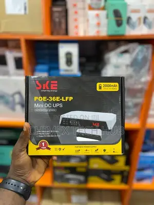 Ske Smart Key Energy Poe-36e-LFP Mini Dc Ups Multifunctional Network
