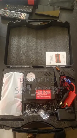 Car Jump Starter Power Bank + Air Compressor