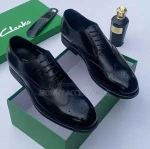 Men's Black Clarks Corporate Shoe – Corporate Footwear Size 41–46