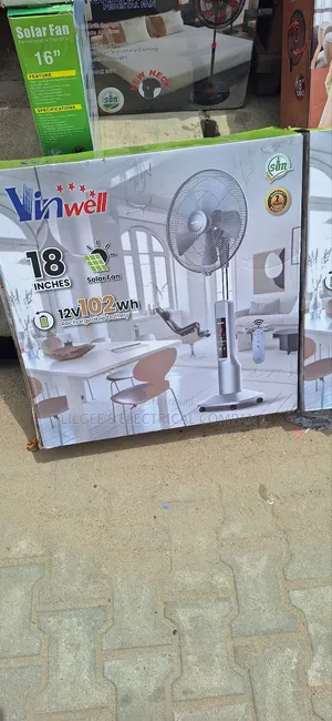 Vinwell Super Active Rechargeable Solar Fan